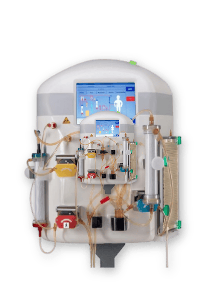 The INUSpheresis filtration device used at an Official INUSpheresis Center
